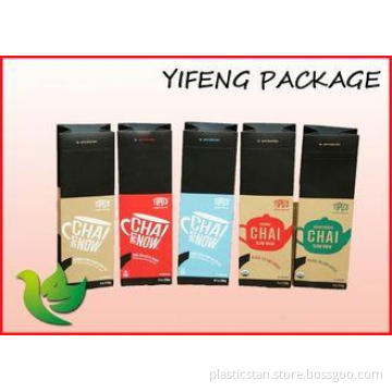 Foil Lined Coffee Tea Stand Up Paper Pouch Flat Bottom 9 Co